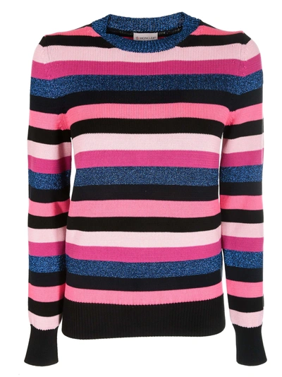 Shop Moncler Striped Sweater