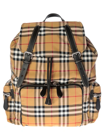 Shop Burberry Vintage Check Backpack