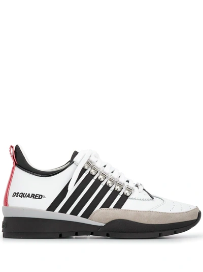 Shop Dsquared2 251 Low-top Sneakers - White