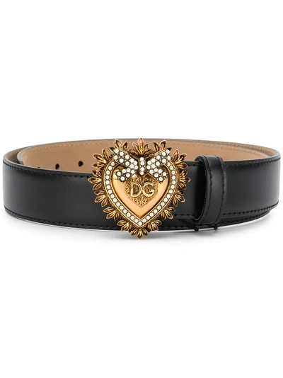 Shop Dolce & Gabbana Devotion Belt - Black