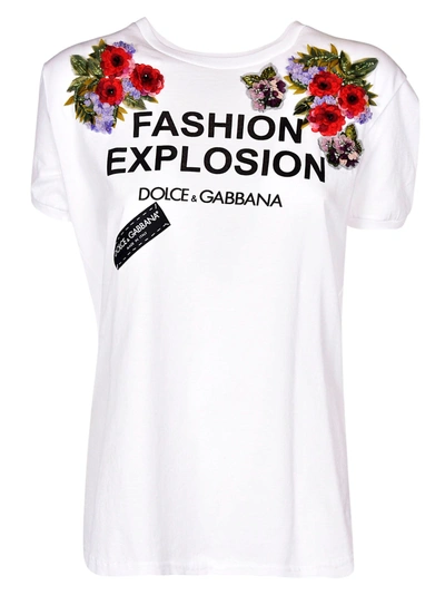 Shop Dolce & Gabbana Fashion Explosion T-shirt