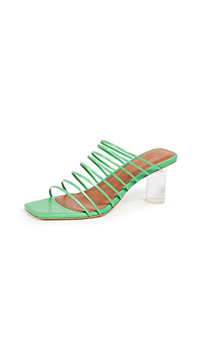 Shop Rejina Pyo Zoe Heel Slides In Green