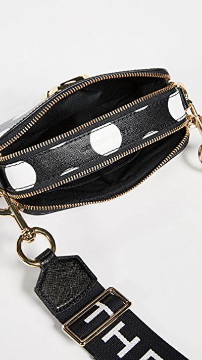 Shop Marc Jacobs The Dot Snapshot Camera Bag In Black Multi