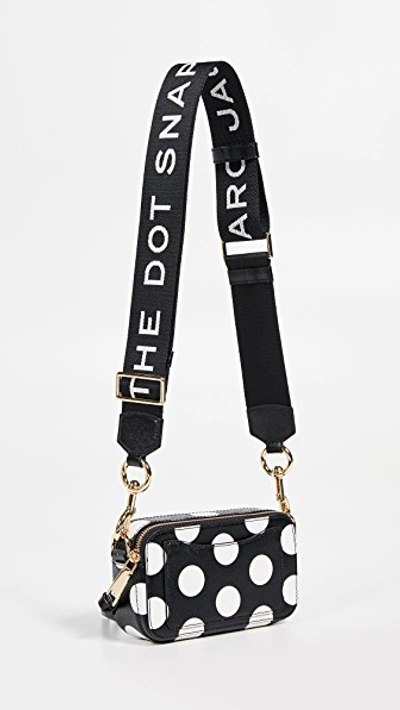 Shop Marc Jacobs The Dot Snapshot Camera Bag In Black Multi