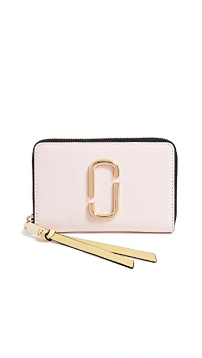 Shop Marc Jacobs Snapshot Small Standard Wallet In Blush Multi