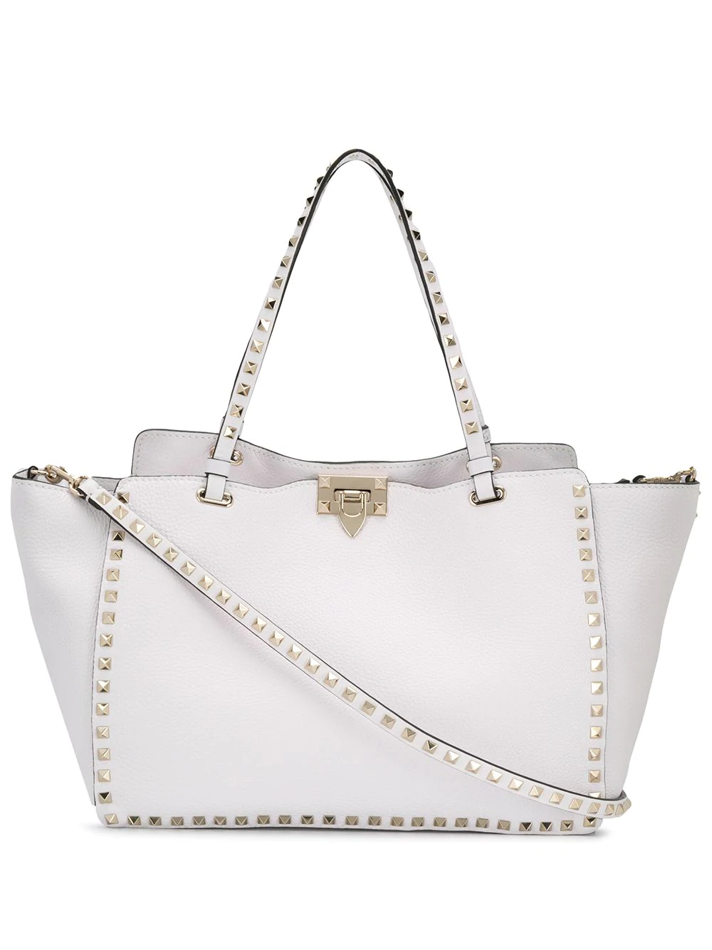 white valentino rockstud bag