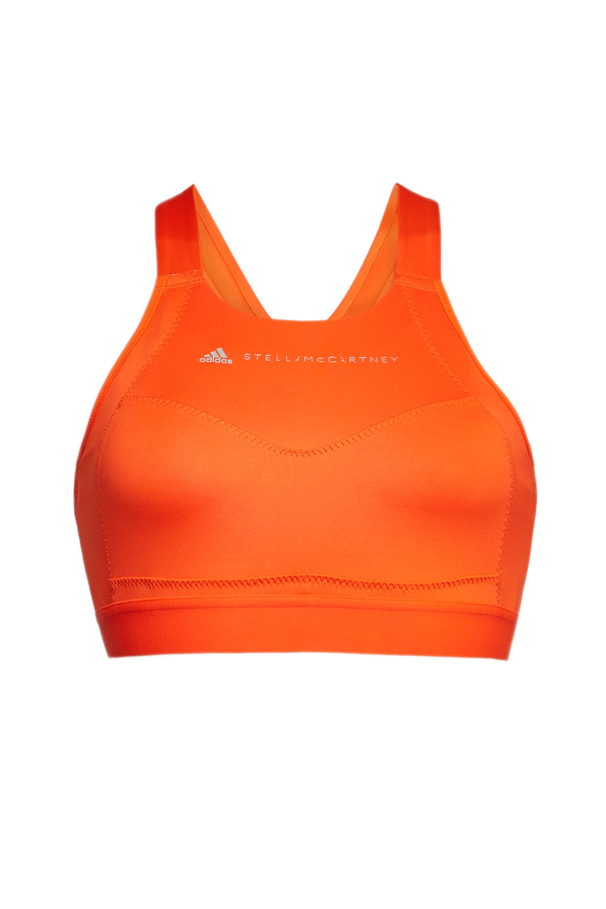 adidas orange sports bra