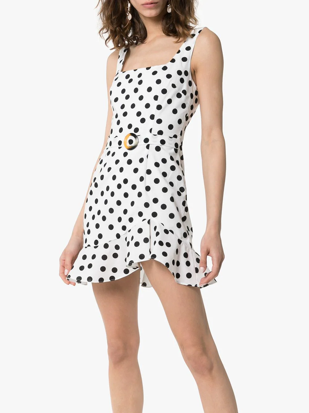 de la vali polka dot dress