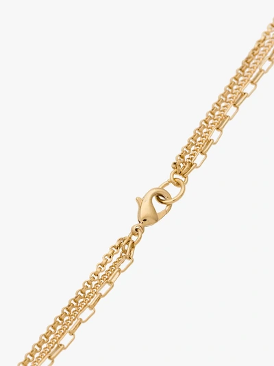 Shop Isabel Marant Gold Multi-charm Necklace In Multicoloured
