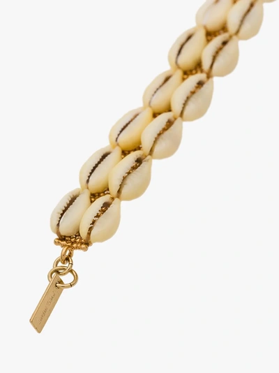 Shop Isabel Marant Armband Mit Muscheln In Neutrals