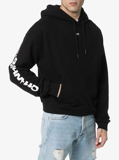 Off white diagonal skulls hoodie hot sale