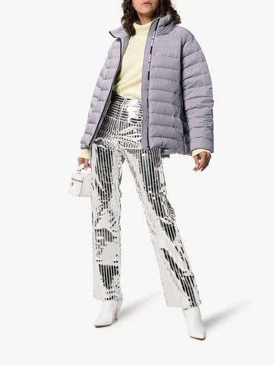 Shop Ienki Ienki Anon Puffer Jacket In Metallic