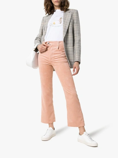Shop Isabel Marant Meero Corduroy Trousers In Pink