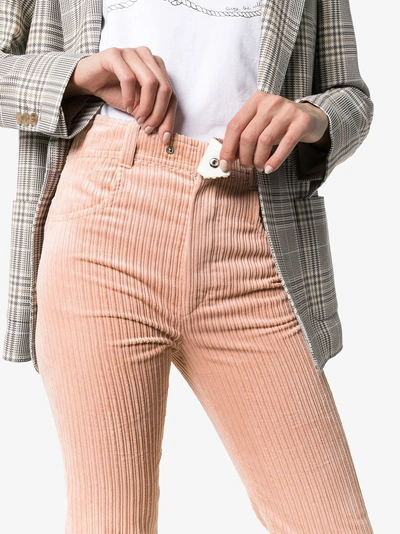 Shop Isabel Marant Meero Corduroy Trousers In Pink