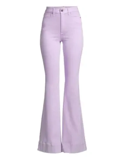 Shop Alice And Olivia Orchid High-rise Flare Jeans
