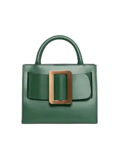 Shop Boyy Women's Small Bobby Leather Tote In Leaf