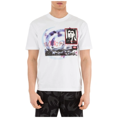 Shop Mcq By Alexander Mcqueen Men's Short Sleeve T-shirt Crew Neckline Jumper In White