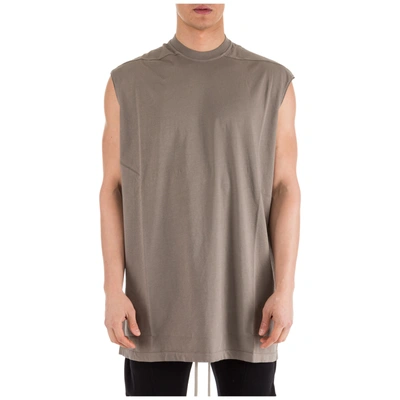Shop Rick Owens Men's Sleeveless Tank Top T-shirt Babel In Grey