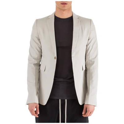 Shop Rick Owens Men's Jacket Blazer In Grey