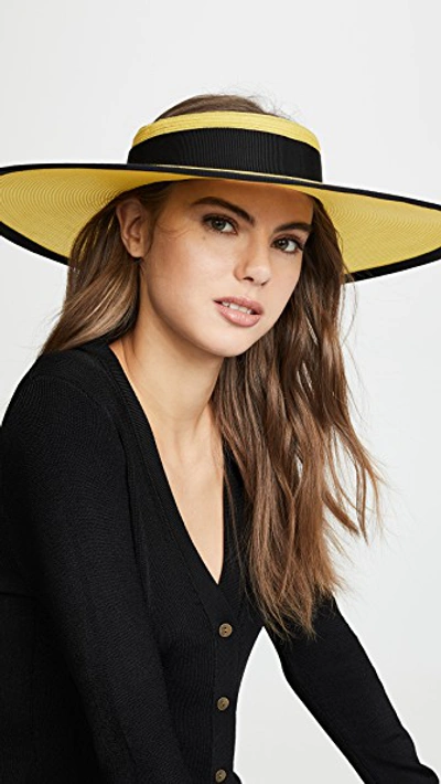 Shop Eugenia Kim Bettie Hat In Yellow