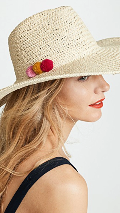 Shop Hat Attack Jules Sunhat In Pink/natural