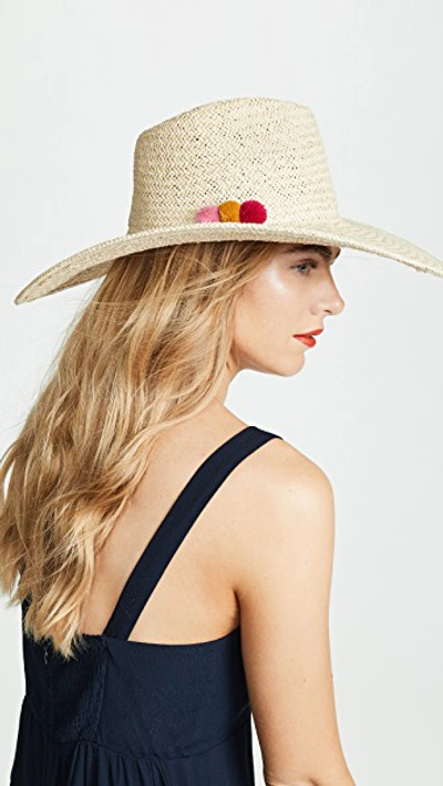 Shop Hat Attack Jules Sunhat In Pink/natural