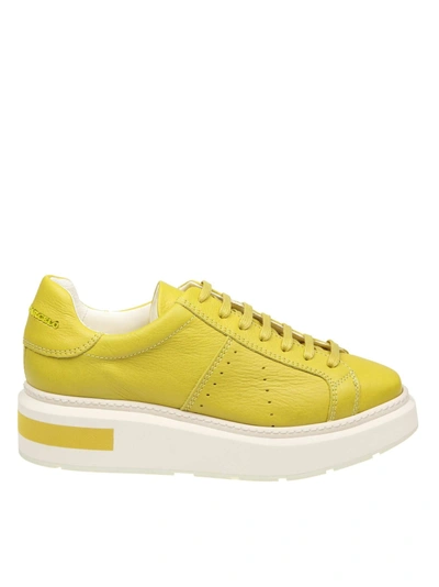 Shop Manuel Barcelò Manuel Barcelo Sneakers In Leather Color Yellow