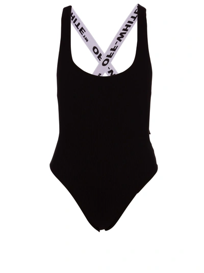 Shop Off-white Swimsuit In Black