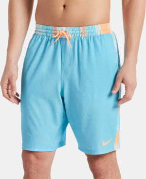 nike linen racer swim trunks