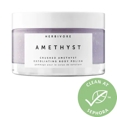 Shop Herbivore Amethyst Body Scrub With Epsom Salt 6.6 oz/ 200 ml