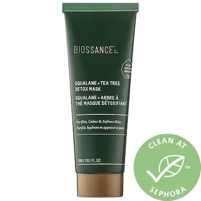 Shop Biossance Squalane + Tea Tree Detox Mask 2.53 oz/ 75 ml