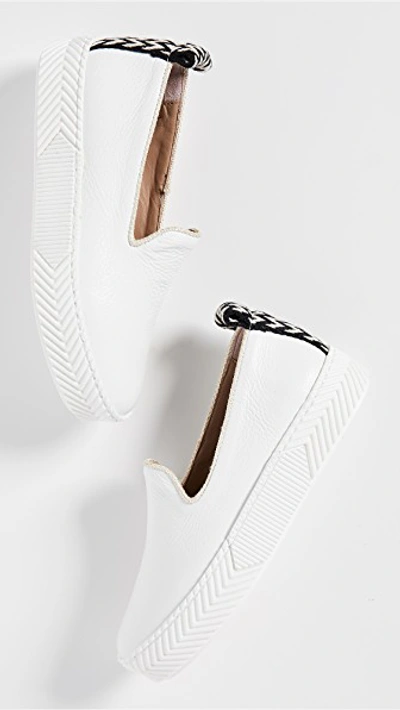 Shop An Hour And A Shower Zigsouk Slip On Sneakers In White