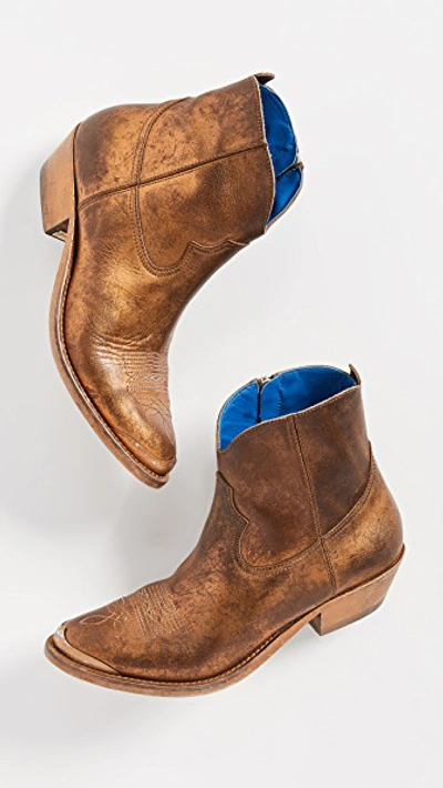 Shop Golden Goose Young Boots In Chocolate