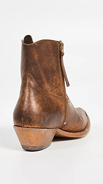 Shop Golden Goose Young Boots In Chocolate