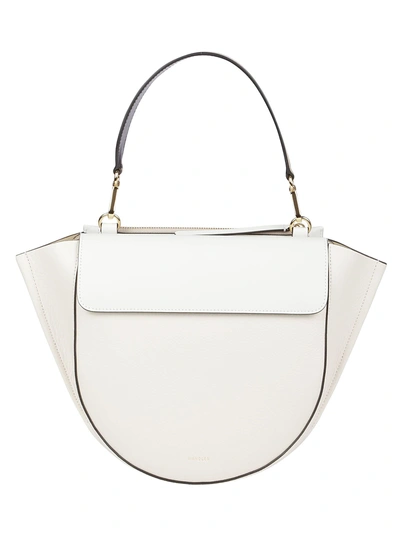 Shop Wandler Hortensia Medium Shoulder Bag In White Shades