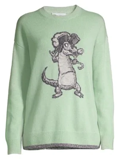 Shop Coach Disney X  1941 Captain Crocodile Oversized Sweater In Mint