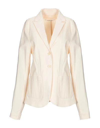 Shop Liviana Conti Suit Jackets In Sand