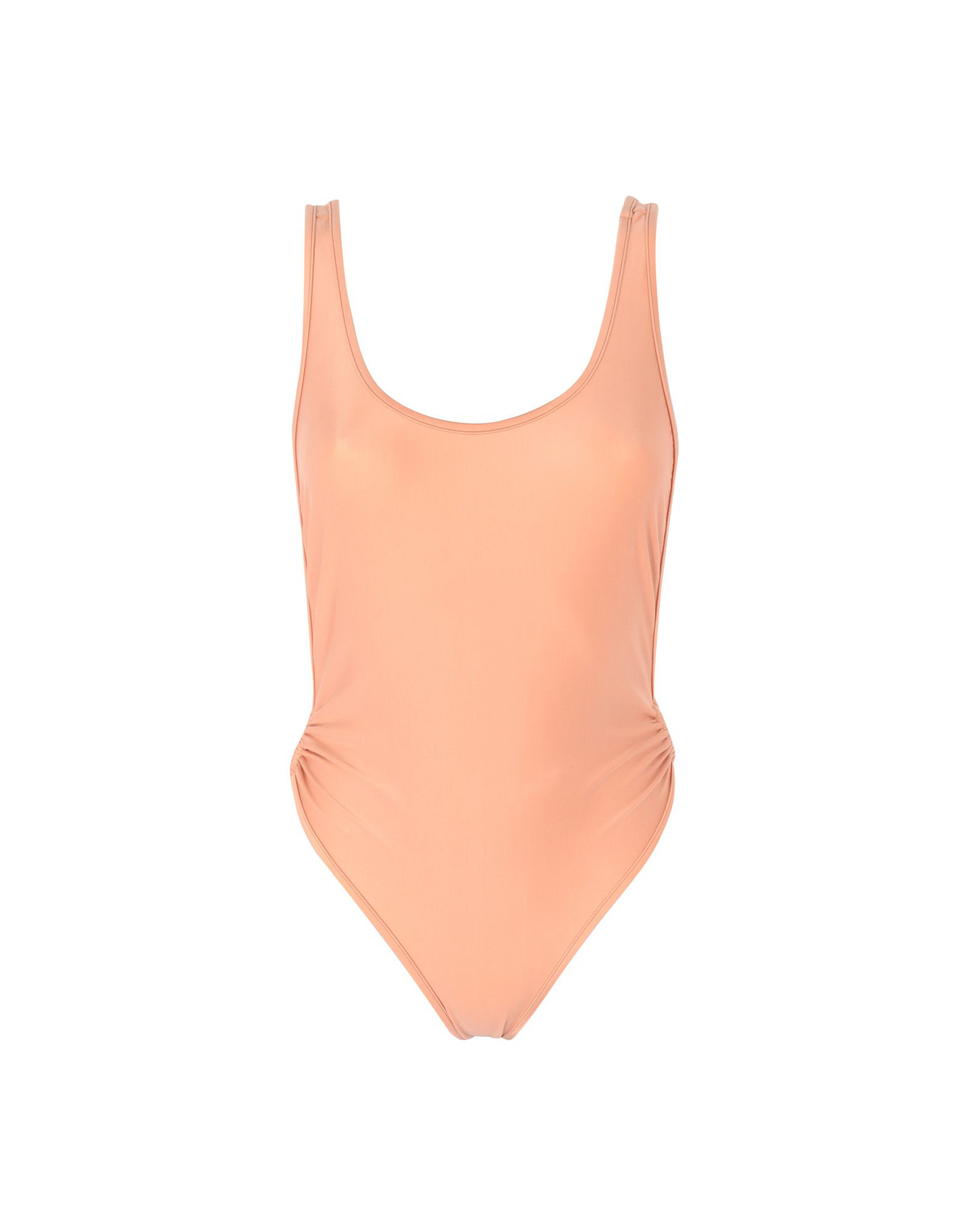 pale pink one piece swimsuit