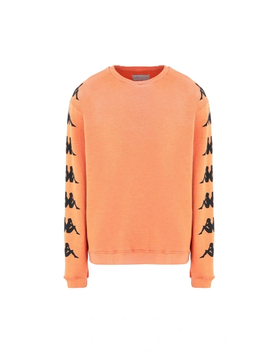 Shop Kappa Sweatshirts In Orange