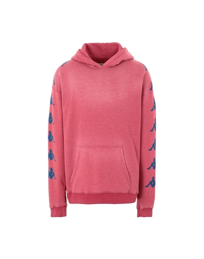 Shop Kappa Sweatshirts In Brick Red