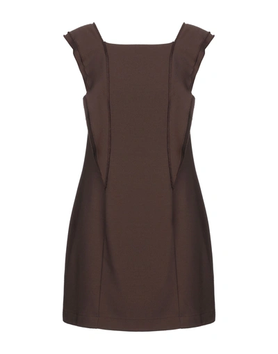 Shop Aniye By Short Dress In Dark Brown