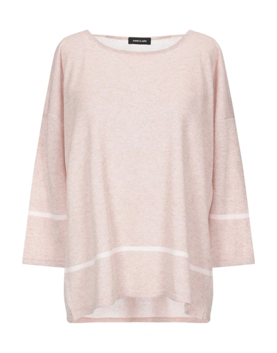 Shop Anneclaire Sweater In Light Pink