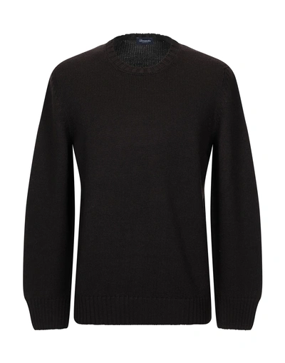 Shop Drumohr Sweater In Dark Brown