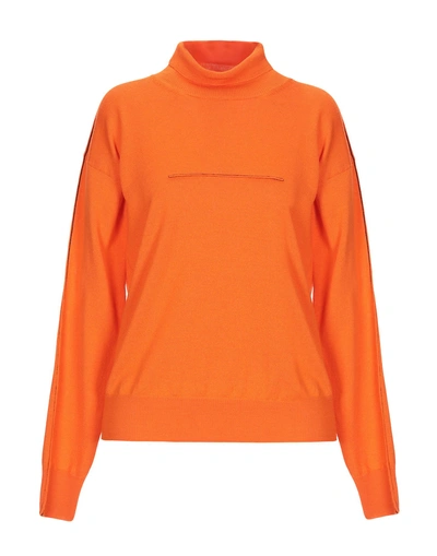 Shop Mm6 Maison Margiela Turtleneck In Orange