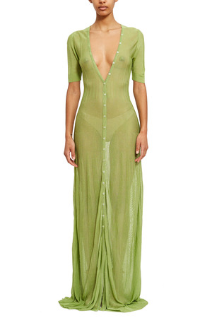 jacquemus green dress