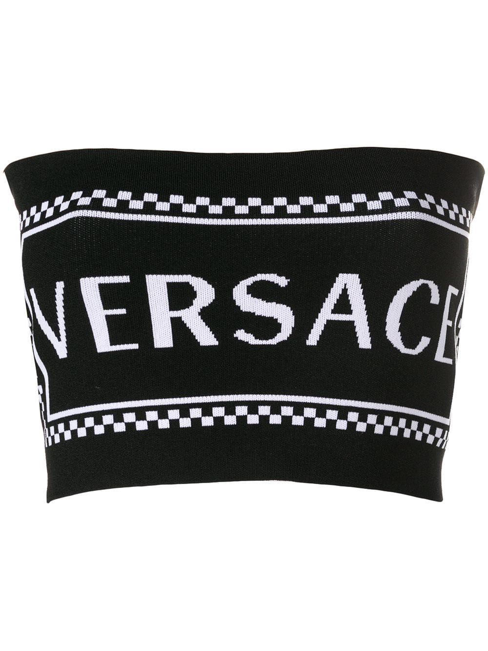 versace strapless top