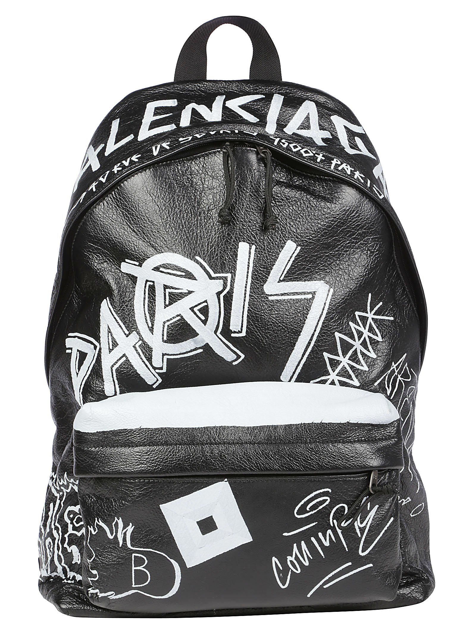 balenciaga backpack graffiti