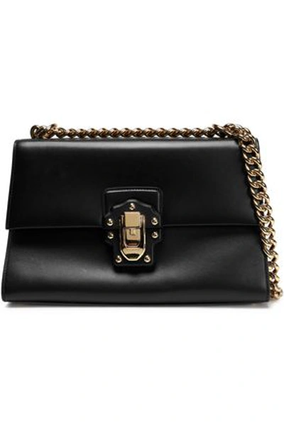Shop Dolce & Gabbana Woman Leather Shoulder Bag Black