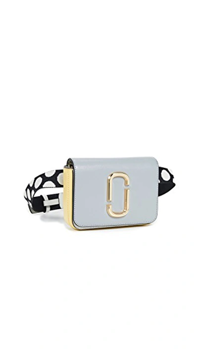 Shop Marc Jacobs Xs / S Hip Shot Belt Bag In Rock Grey Multi