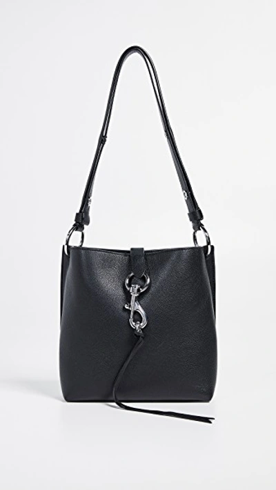 Shop Rebecca Minkoff Megan Small Feed Bag In Black
